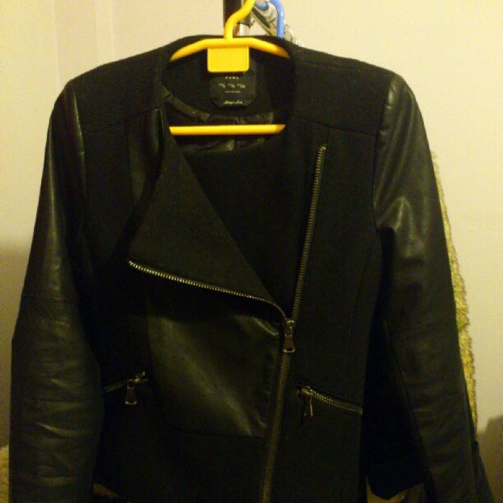 zara leather jacket womens india